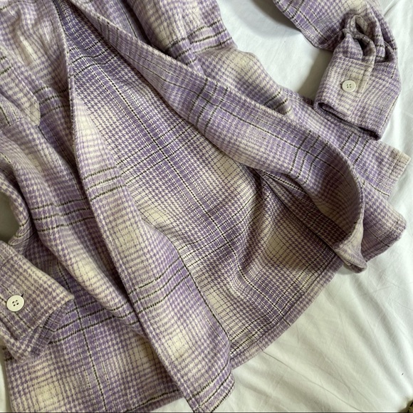 Lovers + Friends Purple White Shacket - Picture 7 of 8